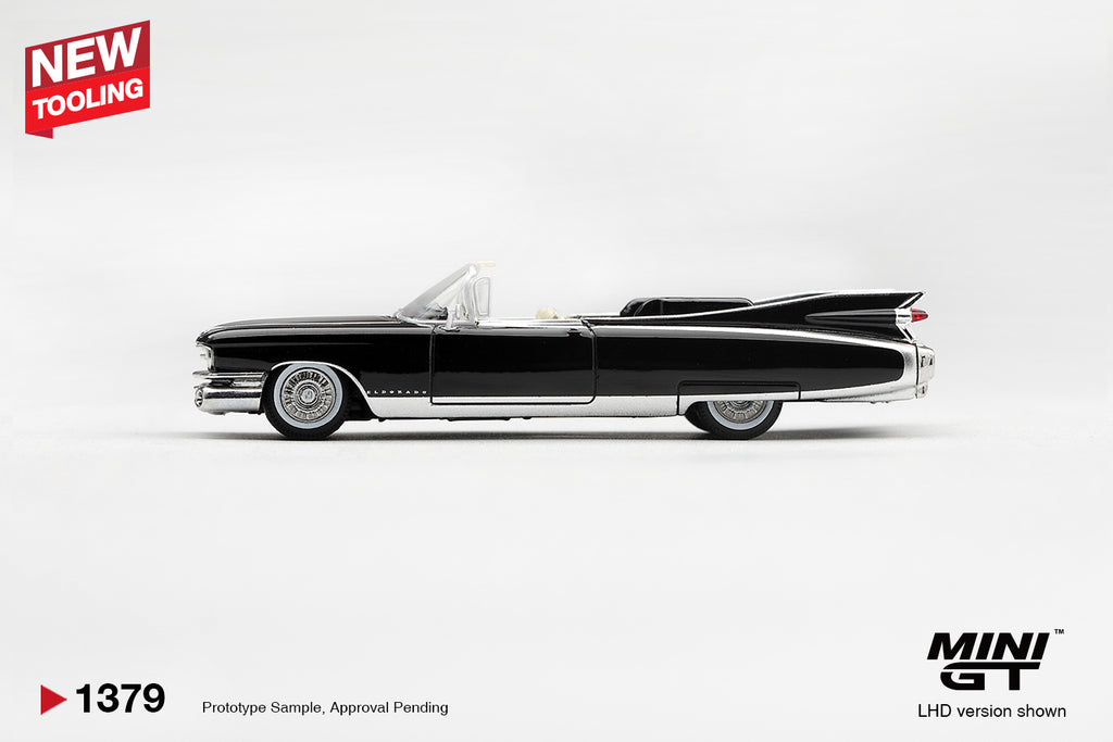 (Pre-Order – ETA May 2027) Cadillac Eldorado Biarritz 1959 Black 1:64 Scale Diecast Car (MINI GT)