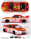 (Pre-Order – ETA April 2027) Nissan Skyline GT-R (R33) Kaido Stock Car V1 1:64 Scale Diecast Car (Kaido House x MINI GT)