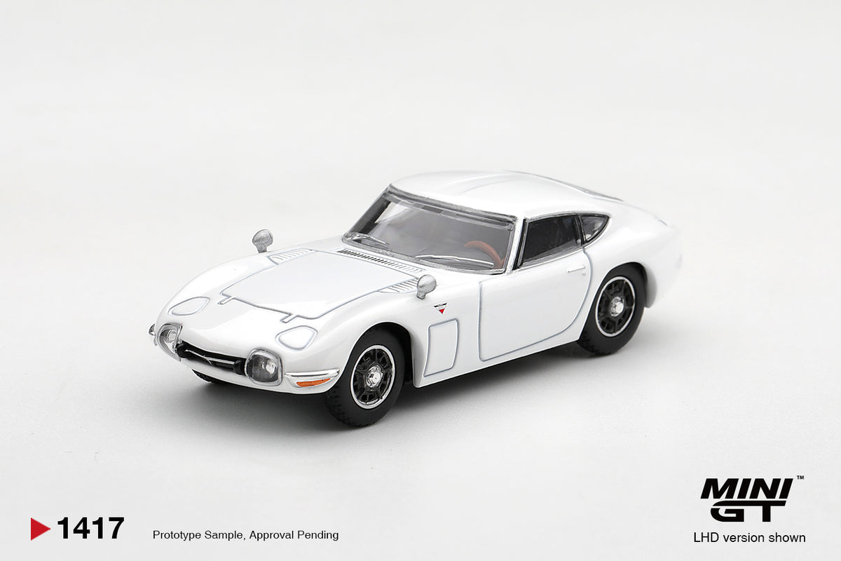(Pre-Order – ETA May 2027) Toyota 2000GT Pegasus White 1:64 Scale Diecast Car (MINI GT)