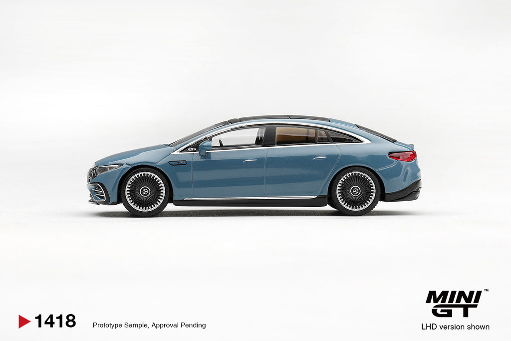 (Pre-Order – ETA May 2027) Mercedes-AMG EQS 53 Blue 1:64 Scale Diecast Car (MINI GT)