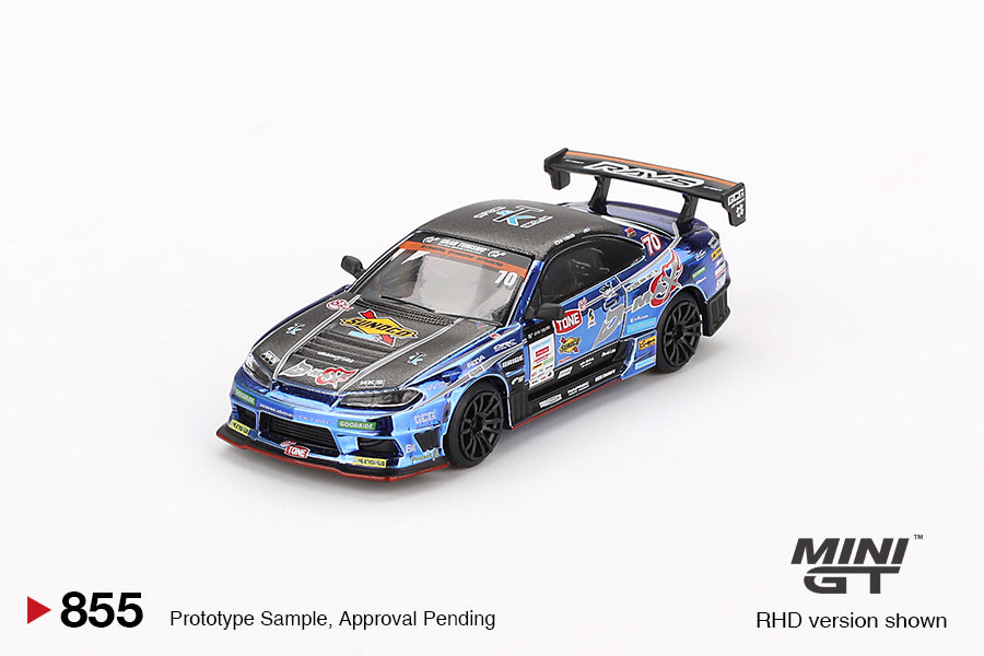 MiniGT 1:64 Nissan Silvia S15 D-MAX Racing #70 2023 D1 Japan GP***BLISTER PACK*(1:64 Scale Diecast)