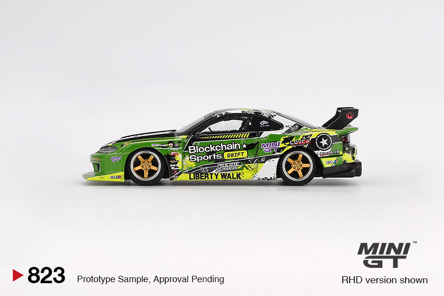 Nissan LB-Super Silhouette S15 SILVIA #555 V2 2024 Formula Drift Japan (1:64 Scale Diecast)