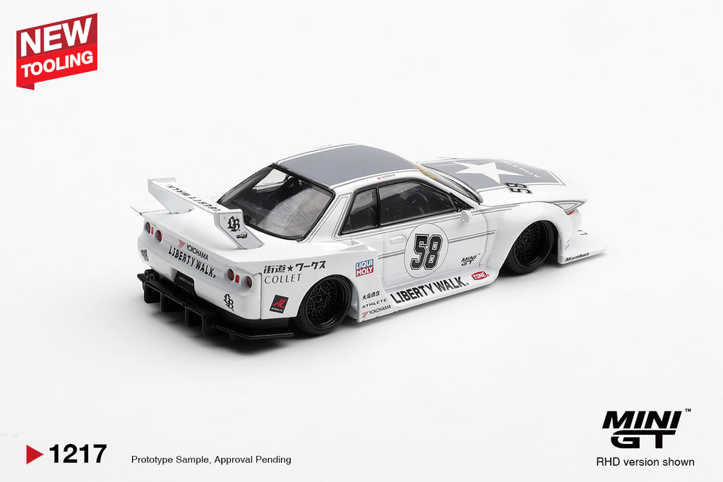 Nissan GT-R R32 LB-Kaido Works TAS 2025 1:64 Scale Diecast Car (MINI GT)