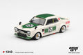 (PRE ORDER) Nissan Skyline LB-WORKS "HAKOSUKA" White / Green (1:64 Scale Diecast)