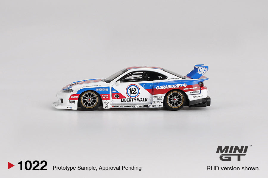 Mini GT Nissan LB-Super Silhouette Silvia S15 GARASIDRIFT x LBWK 2025 (RHD) 1/64