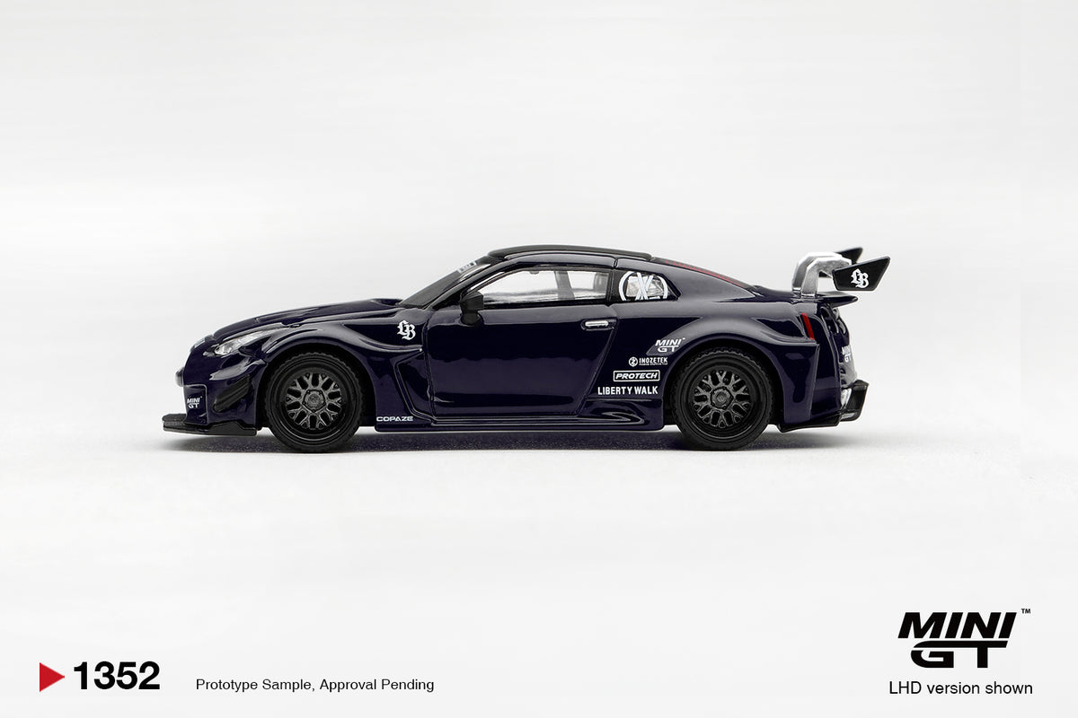 (Pre-Order – ETA June 2027) LB-Silhouette WORKS GT Nissan 35GT-RR Ver.2 INOZETEK Edition 1:64 Scale Diecast Car (MINI GT)