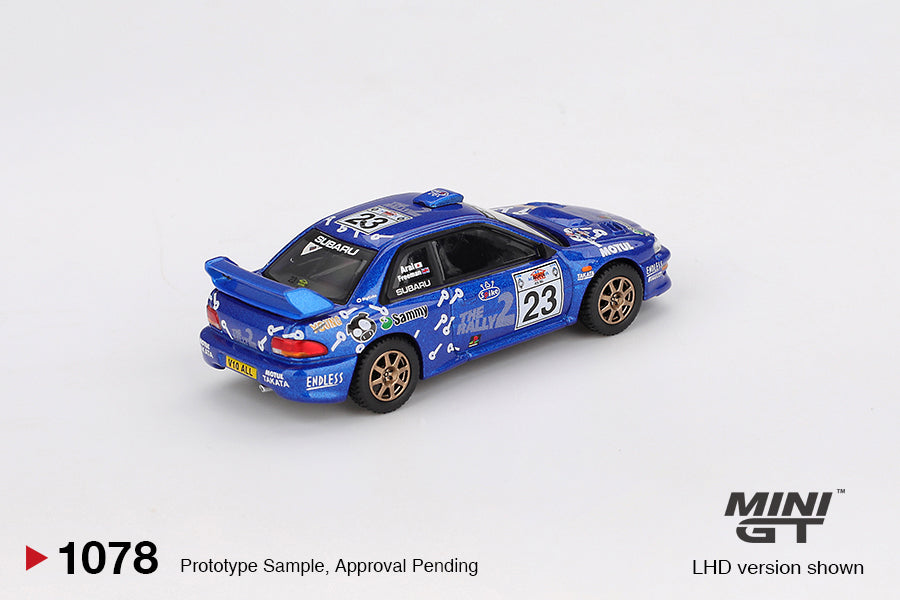 Mini GT #MGT01078 1/64 Subaru Impreza WRC99 #23 2000 Acropolis Rally
