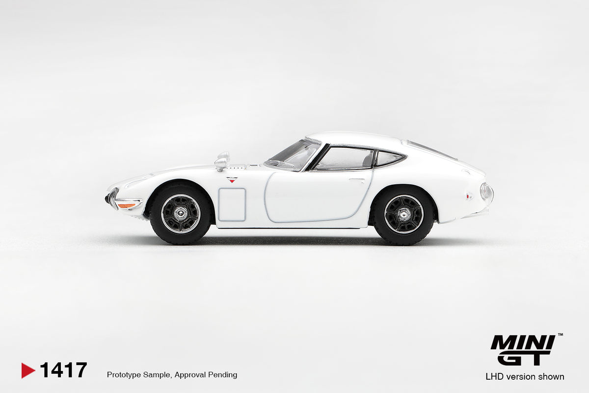(Pre-Order – ETA May 2027) Toyota 2000GT Pegasus White 1:64 Scale Diecast Car (MINI GT)