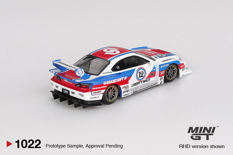 Mini GT Nissan LB-Super Silhouette Silvia S15 GARASIDRIFT x LBWK 2025 (RHD) 1/64