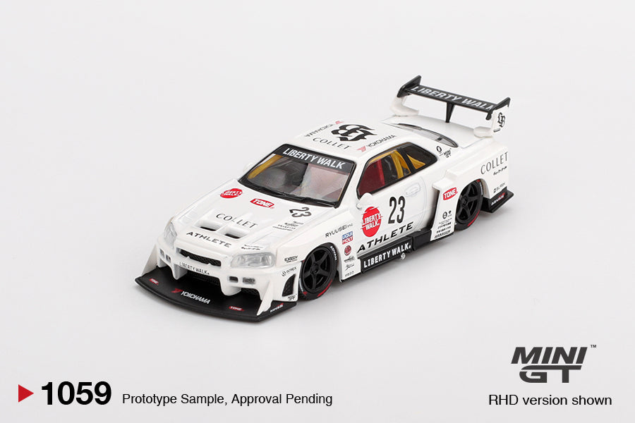 Mini GT Nissan LB-ER34 Super Silhouette ATHLETE / COLLET (RHD) 1/64