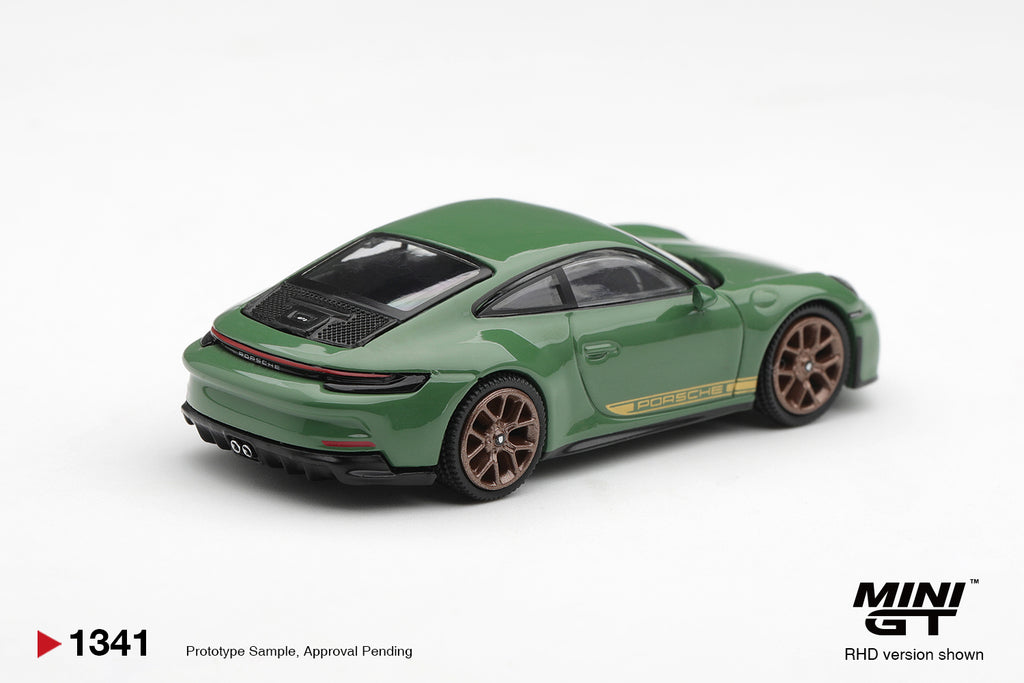 (PRE ORDER) Porsche 911 (992) GT3 Touring Auratium Green (1:64 Scale Diecast)