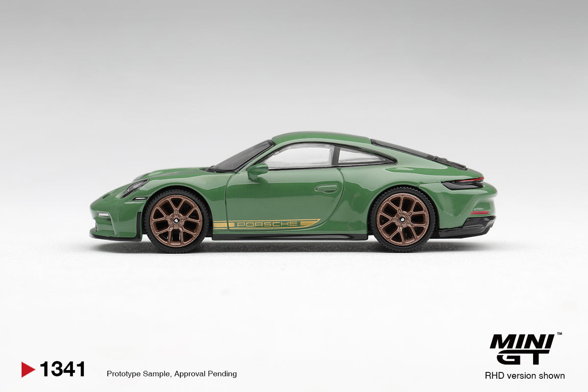 (PRE ORDER) Porsche 911 (992) GT3 Touring Auratium Green (1:64 Scale Diecast)