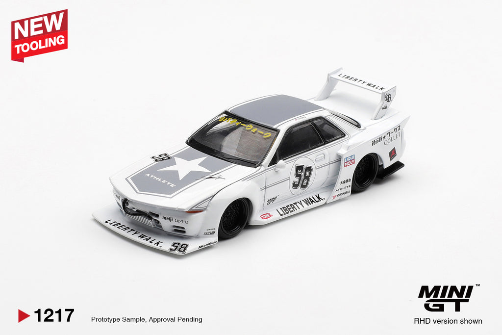 Nissan GT-R R32 LB-Kaido Works TAS 2025 1:64 Scale Diecast Car (MINI GT)
