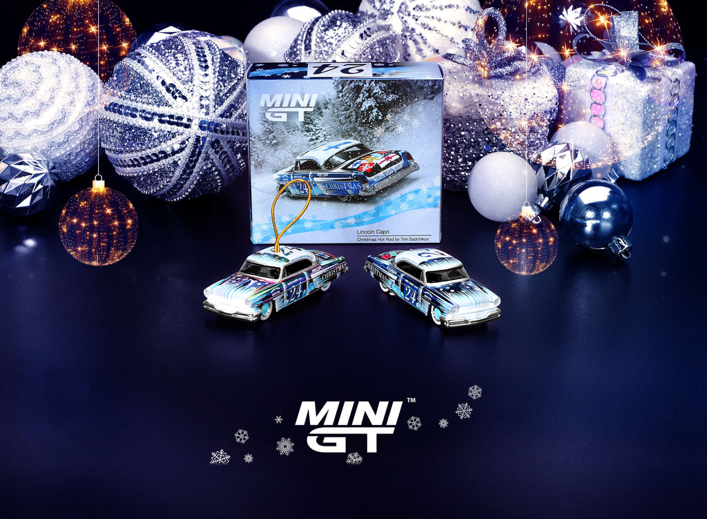 Lincoln Capri Christmas Hot Rod by Tim Sadchikov 2024 Christmas Edition (1:64 Scale Diecast)