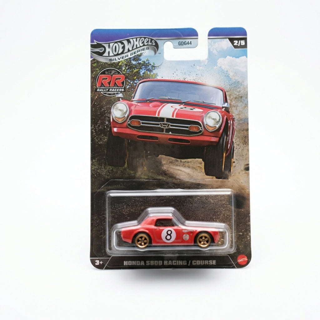 Hot Wheels Silver Series Rally Racers Honda S800 Racing/Course 1:64 Scale Diecast