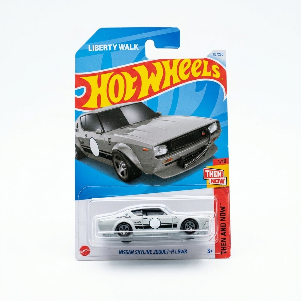 Hot Wheels Mainline Nissan Skyline 2000GT-R LBWK Liberty Walk 1:64 Scale Diecast