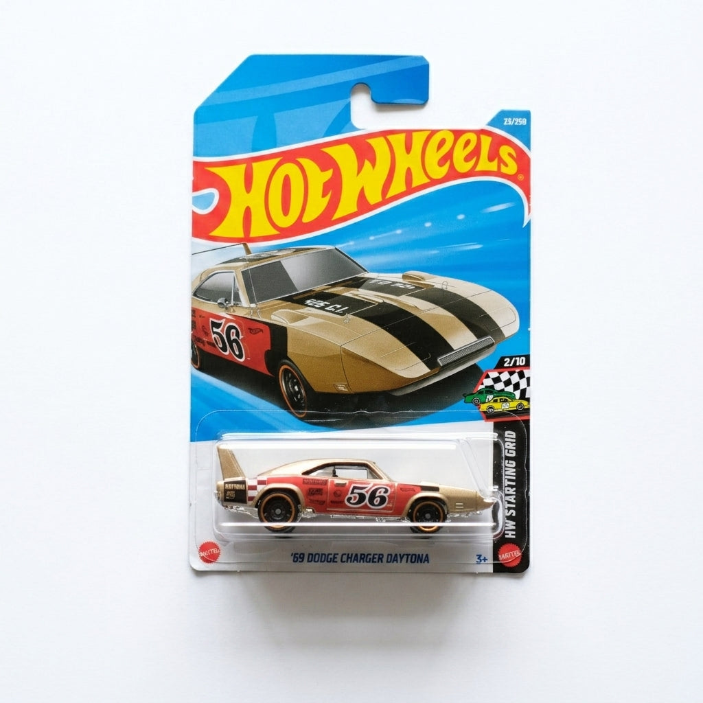 Hot Wheels Mainline 69 Dodge Charger Daytona 1:64 Scale Diecast