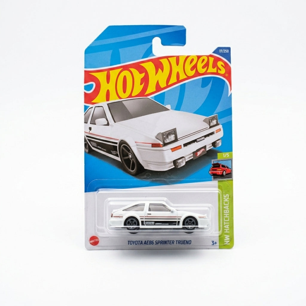 Hot Wheels Mainline Toyota AE86 Sprinter Trueno 1:64 Scale Diecast