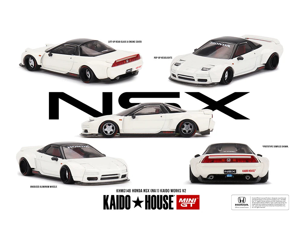 Honda NSX (NA1) Kaido WORKS V2 (1:64 Scale Diecast)