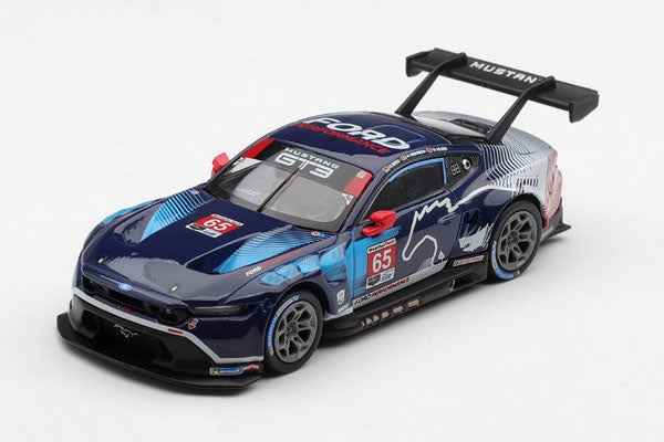 Ford Mustang GT3 IMSA 24 Hours of Daytona 2025 Winner #65 Ford Multimatic Motorsports (Left-hand Steering) (1:64 Scale Diecast)