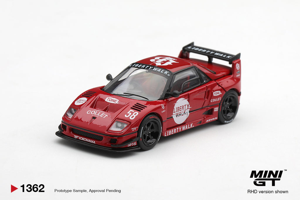 (Pre-Order) Mazda AZ-1 Liberty Walk LB40 LB-Hinomaru Red 1:64 Scale Diecast