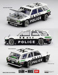(Pre-Order – ETA June 2027) Datsun KAIDO 510 Wagon Police 1:64 Scale Diecast Model (Kaido House x MINI GT)