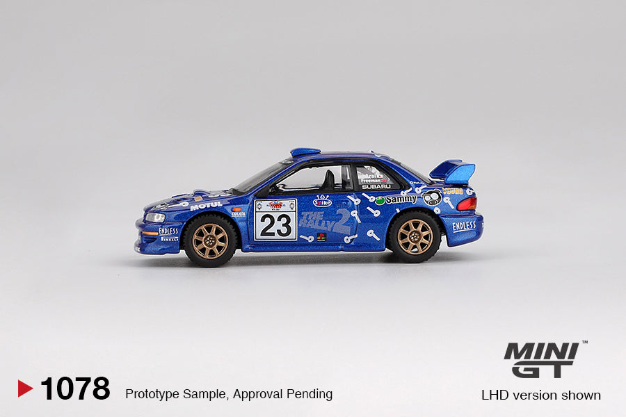 Mini GT #MGT01078 1/64 Subaru Impreza WRC99 #23 2000 Acropolis Rally