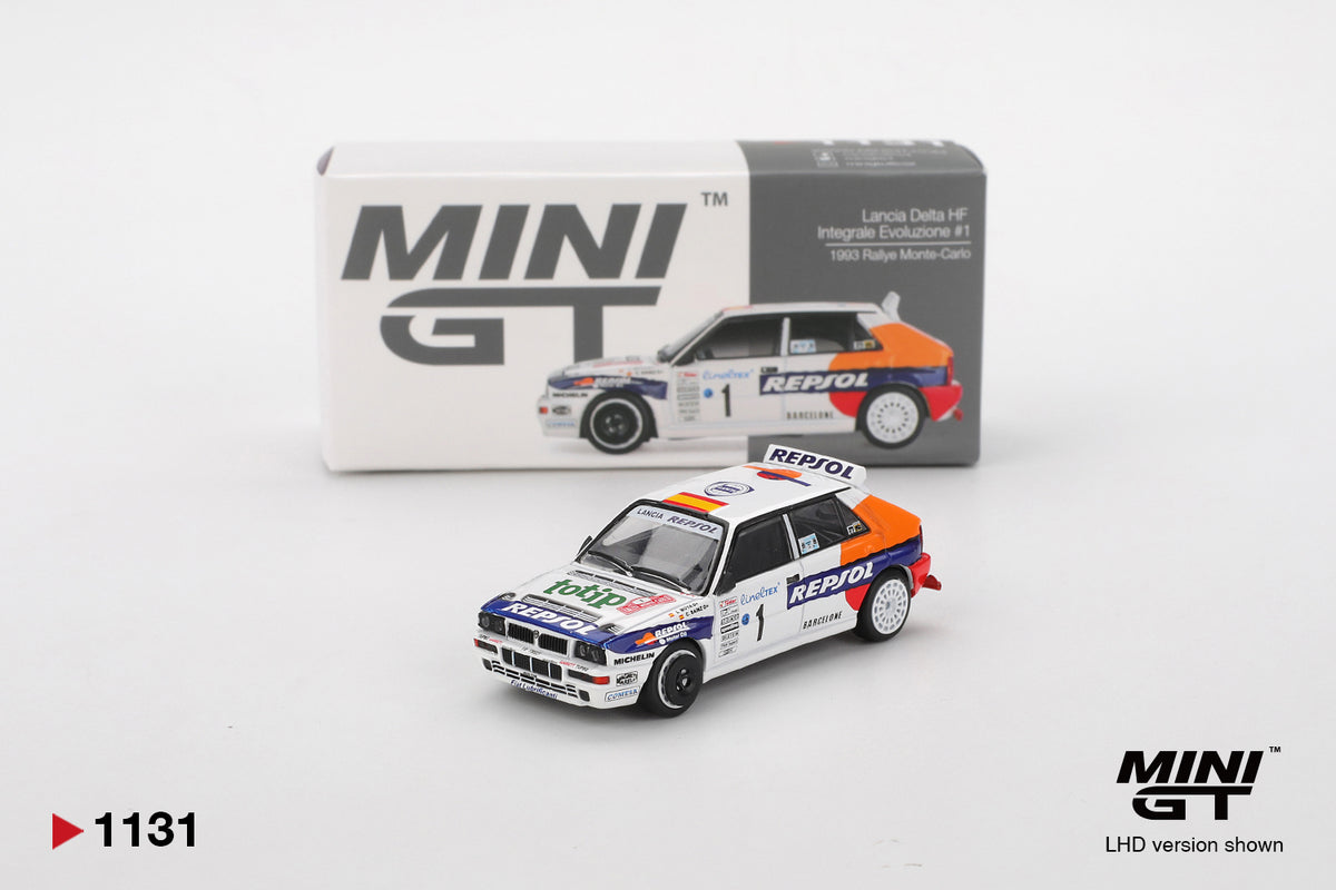 Lancia Delta HF Integrale Evoluzione #1 1993 Rallye Monte-Carlo (1:64 Scale Diecast)