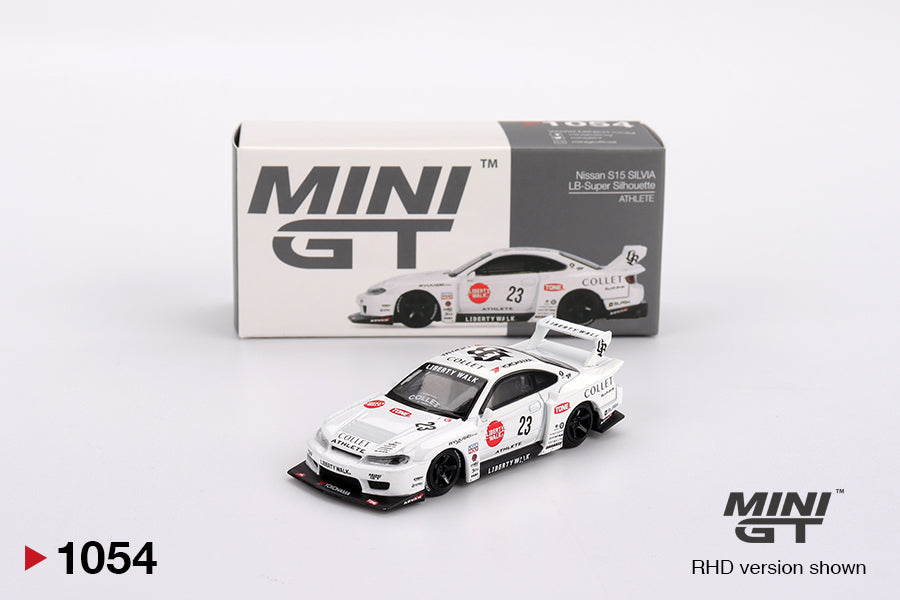 Mini GT Nissan LB-Super Silhouette Silvia S15 ATHLETE (RHD) (Diecast Car) 1/64