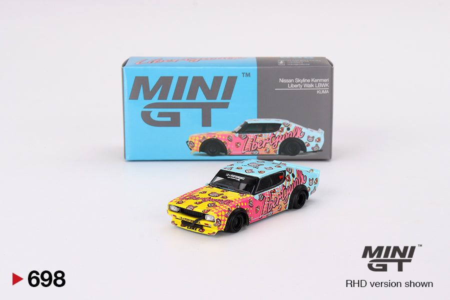 Mini GT # MGT698-R 1/64 Nissan Skyline Kenmeri Liberty Walk LBWK KUMA