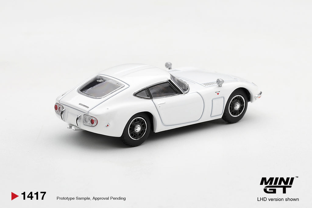 (Pre-Order – ETA May 2027) Toyota 2000GT Pegasus White 1:64 Scale Diecast Car (MINI GT)