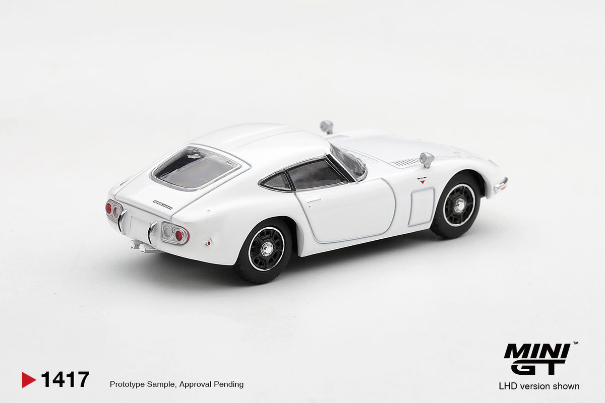 (Pre-Order – ETA May 2027) Toyota 2000GT Pegasus White 1:64 Scale Diecast Car (MINI GT)