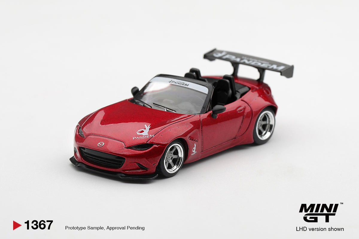 (Pre-Order) Mazda Miata MX-5 (ND) Pandem Kodo Red 1:64 Scale Diecast